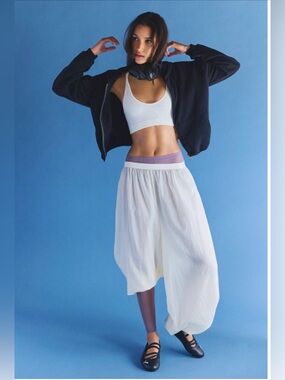 Fp Movement Sheer Balloon Pants in ivory